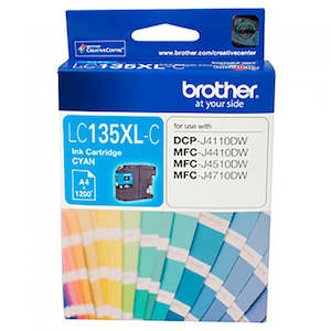 Brother: Printer Ink Cartridge LC135XL Colour 3 Pack - LC135XLCL3PK