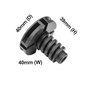 Dryer Adjustable Foot Black - 1256640002