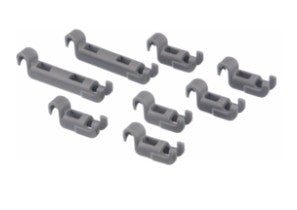 Dishwashers: Dishwasher Clip Kit For Flip Tines Lower Rack - 00611472