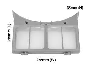 Laundry Appliances: Dryer Fluff Filter Complete - 140176012023