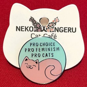 Pin Badge – Pro Cats - Neko Ngeru