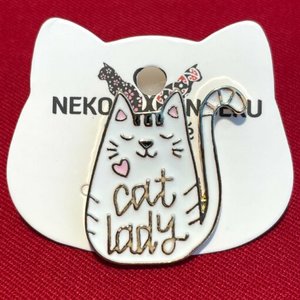 Pin Badge – Cat Lady - Neko Ngeru