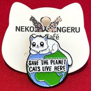 Products: Pin Badge – Save the Planet - Neko Ngeru