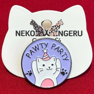 Products: Pin Badge – Pawty Party - Neko Ngeru