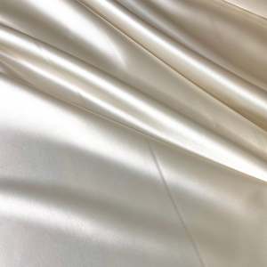 Silky Satin: Stretch Satin ~ Champagne Ivory