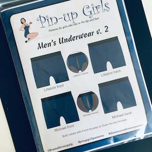 Pin Up Girls: Pin-up Girls 'Mens Underwear v.2' ~ paper pattern