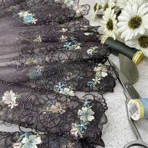 Embroidered Tulle ~ Filigree Floral