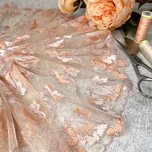 Embroidered Tulle: Embroidered Tulle ~ Peacharine