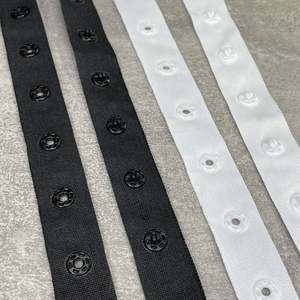 Connectors Fasteners: Snap Fastening Tape