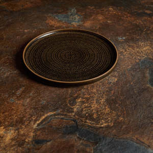Dinnerware: NEW Lotti 21cm side plate umber - PRE-ORDER FOR LATE NOV