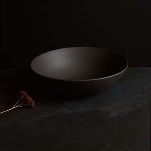 Dinnerware: NEW Otto 34cm Serving bowl-black - PRE-ORDER FOR LATE NOV