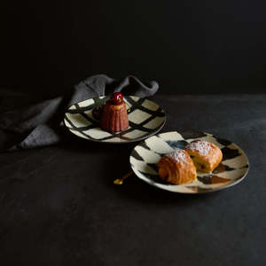 Dinnerware: Otto 21cm Cross Side Plate - PRE-ORDER FOR LATE NOV