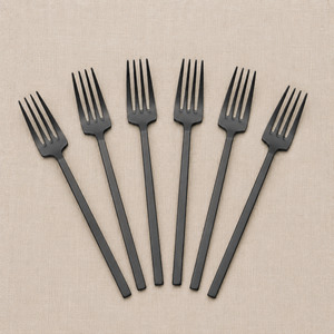 NEW Otto Dessert Fork Set of 6 Vintage Black  - Pre order for November