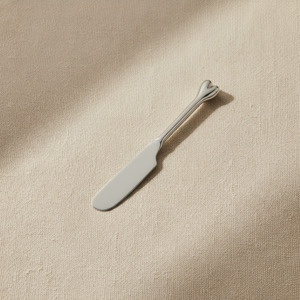 Tabletop: Heart Butter/Pate Knife- Silver
