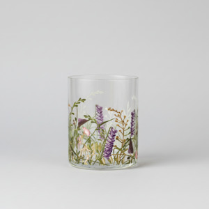 Glassware: NEW Wildflower Old Fashioned Single Glass