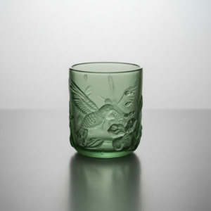 Glassware: Noon Rainforest Glass Green
