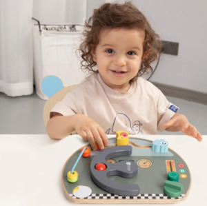 Wooden Toys: Classic World Travelling Busy Board