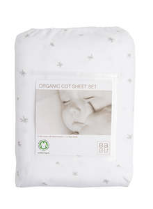 Babu: Babu Organic Cotton Cot Sheet Set