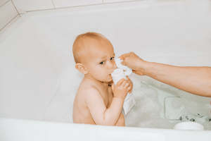 Babu: Babu Gauze Muslin Wash Cloth Set (6 pack) Reusable