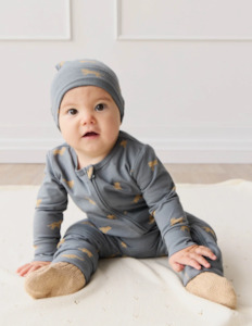 Jamie Kay Organic Cotton Reese Zip Onepiece