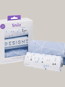 Linen: SnüzPod Bedding Set 3 Piece - Geo Breeze