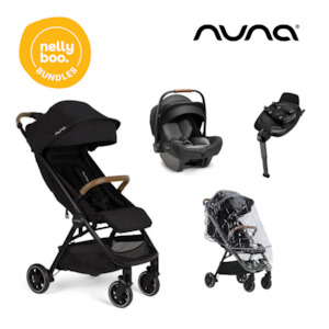 Nuna TRVL Stroller Bundle - Caviar