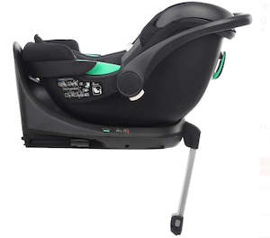 Phil &Teds alpha™ i-Size infant car seat (2023+) including isofix base.