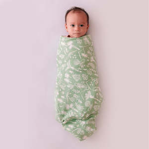 Woolbabe Merino/Organic Cotton Swaddle/Blanket