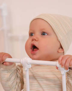 Fibre For Good Multi Striped Double Layer Beanie