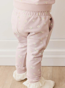 Fashion: Jamie Kay Organic Cotton Morgan Track Pant- Simple Flowers Lilac