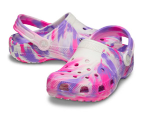 Nellybooclothing: Crocs Classic Glow Marbled Clog