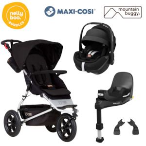Bundles: Mountain Buggy Classic Bundle with Maxi Cosi Slide Tech Capsule and Base