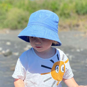 Ohbubs: Ohbubs Bucket Hat - Denim Blue