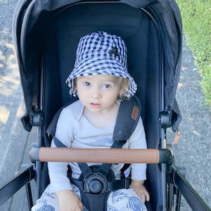 Ohbubs: Ohbubs Bucket Hat - Black & White Check