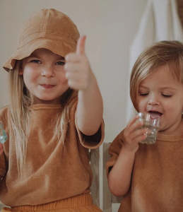 Organic Zoo: Organic Zoo Gold Terry Sun hat