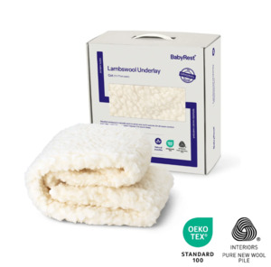 Baby Rest: Babyrest Lambswool Cot Underlay