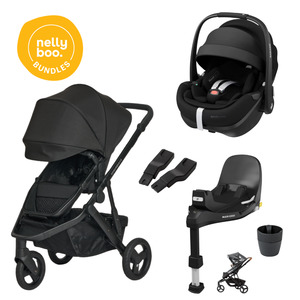 Edwards And Co: Edwards & Co Oscar Nu Basics Bundle with Maxi Cosi Slide Tech Capsule & Base