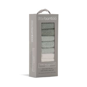 Little Bamboo Little Bamboo Towelling Washer - 10pk