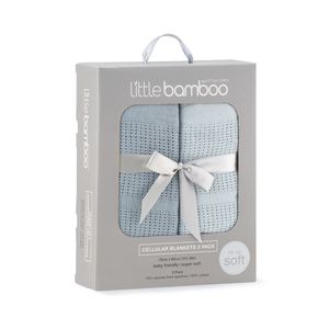 Little bamboo Cellular Blanket - 2 Pack