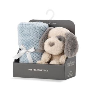 Little Linen Company: Plush Toy & Blanket - Barklife Dog