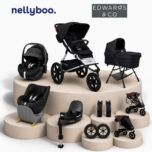 Maxi Cosi: Mountain Buggy Terrain™ V4 Ultimate Bundle with maxi Cosi Slide Tech Capsule, Base and Car Seat