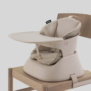 Travel Cots Highchairs: Hannie Portable Highchair - White Sand