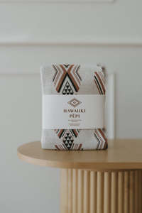 Out About: Hawaiiki Pēpi Niho 100% Knitted Cotton Blanket