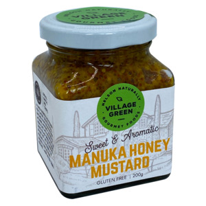 Village Green Hand Crafted Mustards: Manuka Honey Mustard
