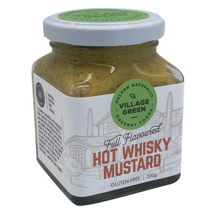 Village Green Hand Crafted Mustards: Hot Whisky Mustard