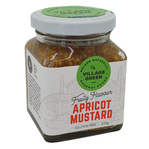 Village Green Hand Crafted Mustards: Apricot Mustard