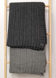 Homeware Merino: Cable Throw Possum and Merino