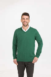 Mens Merino: NB121 VEE NECK SWEATER