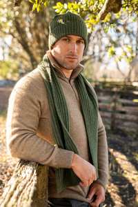 Mens Merino: POSSUM & MERINO MEN'S 1/4 ZIP SWEATER KO893