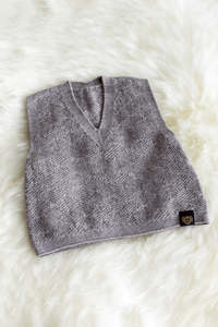 Childrens Merino: UNDYED MERINO BABY VEST 3005